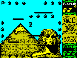 zx-spectrum bomb jack game